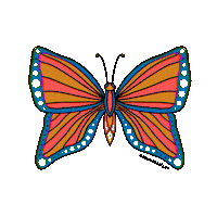 Fly Butterfly Sticker