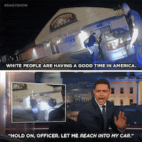 the daily show police GIF by The Daily Show with Trevor Noah