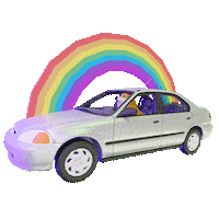 Honda Rainbow Sticker by 3.land