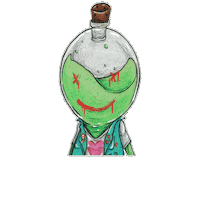 Punk Rock Illustration Sticker by BOYISHMIND