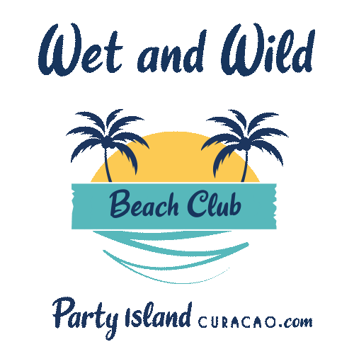 Beach Club Sticker by Party Island Curacao