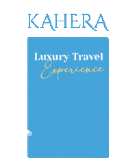 KaheraGlobal travel holiday vacation luxury Sticker