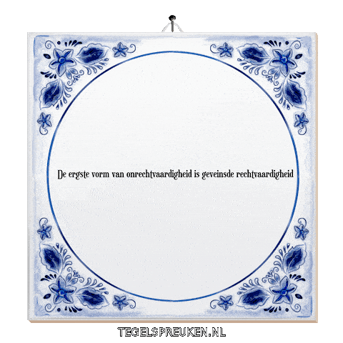 Wijsheid Reflectie Sticker by Tegelspreuken.nl