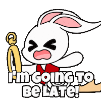 Procrastinate Wake Up Sticker by Christophers Genie