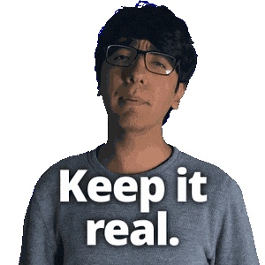 Keep Real Deal Sticker