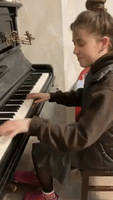 Piano Player in Kharkiv Performs Before Evacuation