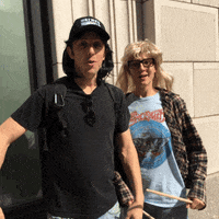 Waynes World Fun GIF by GIPHY CAM