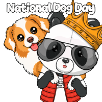 Happy Puppy Love Sticker by PandaPals