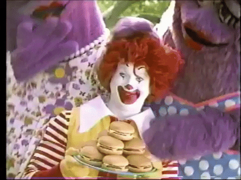 Ronald Mcdonald 90S GIF