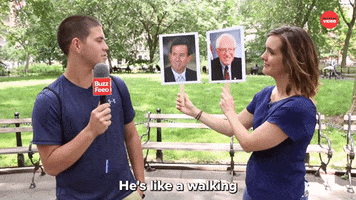 Voting Bernie Sanders GIF by BuzzFeed