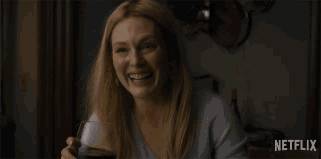 Julianne Moore Laughing GIF by NETFLIX