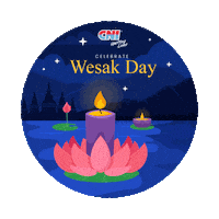 Happy Wesak Day Sticker by CNI