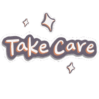 Take Care Love Sticker