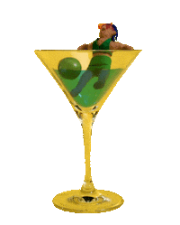 drunk stop motion Sticker by Mighty Oak