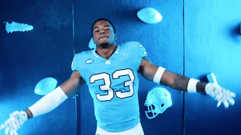 North Carolina Football GIF by UNC Tar Heels