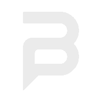 bergholz-media logo white b speechbubble Sticker