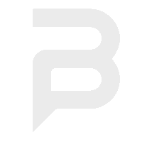 bergholz-media logo white b speechbubble Sticker