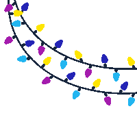 Christmas Blinking Sticker by Lulu Press