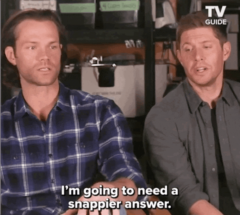 Make It Snappy Jensen Ackles GIF by TV Guide