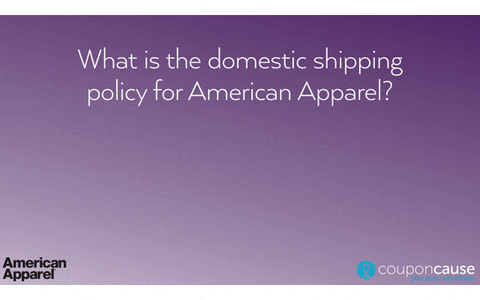 American Apparel Faq GIF by Coupon Cause