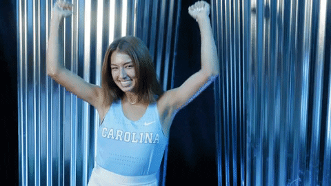 Excited Lets Go GIF by UNC Tar Heels
