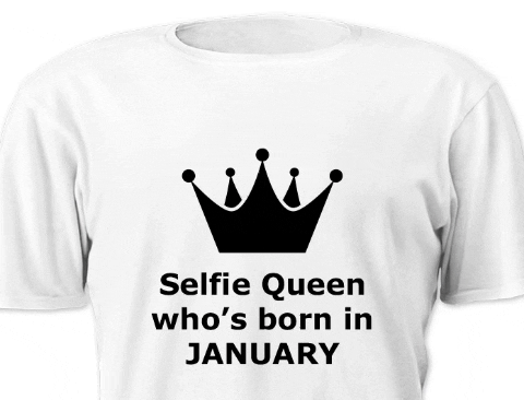 SelfieElate giphygifmaker tshirt tshirts monthly GIF