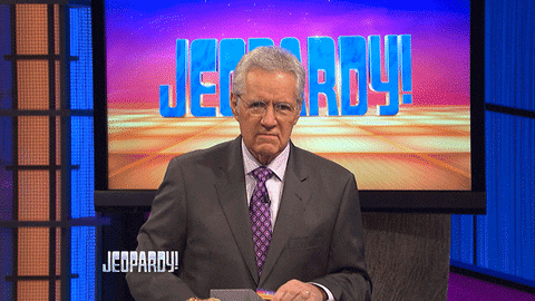Alex Trebek GIF by Jeopardy!