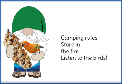 Gnome Camping GIF