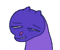 Sleepy Cat Sticker by Mekamee