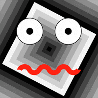 Black And White Art GIF by Jen Stark