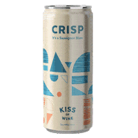 Kissofwine wine time crisp canned wine wine lovers Sticker