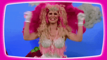 Excited Rupauls Drag Race GIF by LogoTV