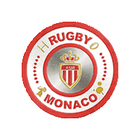 Logo Rugby Sticker by ASMonacoRugby