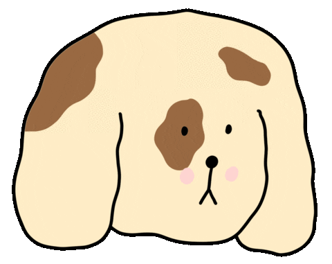 Dog Sticker by pey chi