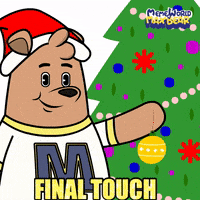 Christmas Tree Party GIF by Meme World of Max Bear