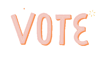Voting Use Your Voice Sticker by Nora Fikse