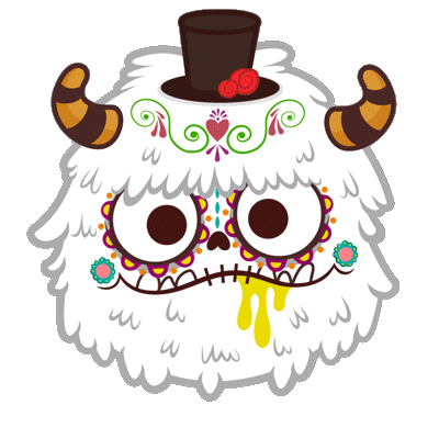 day of the dead love Sticker by Matucha