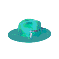 Hatgods fedora megazip zipfedora hatgods Sticker