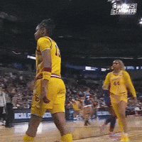 High Five College Basketball GIF by NCAA March Madness