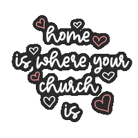 Home Church Sticker by Lucie Gerstmann