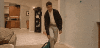 Arrested Development gif. Michael Cera as George Michael Bluth lies face down on the floor of the Bluth model home.