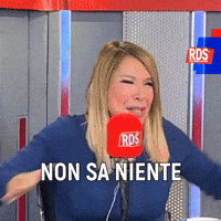 Anna Pettinelli Radio GIF by RDS 100% Grandi Successi