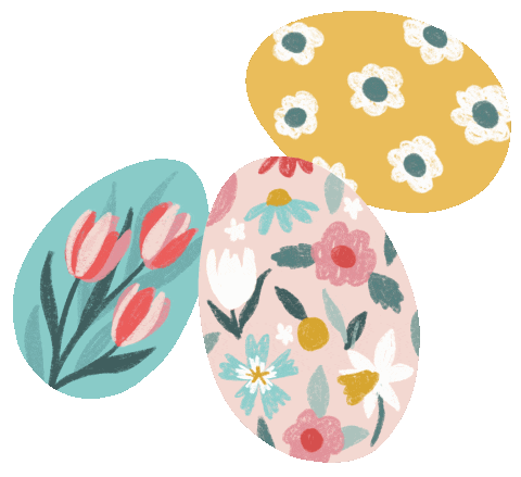 Easter Eggs Spring Sticker
