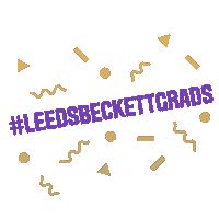 Celebration Graduation Sticker by Leeds Beckett University