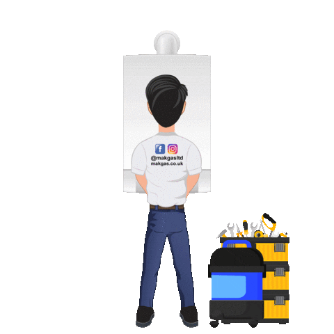 makgas giphyupload boilers plumbers makgasltd Sticker
