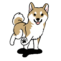 Dog Walking Sticker by うちクリ