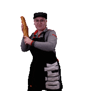Bake-Off Baguette Sticker by Dirk van den Broek
