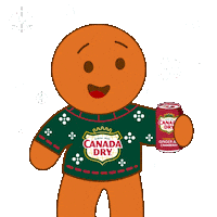 Cheers Snowflakes Sticker by Canada Dry Ginger Ale