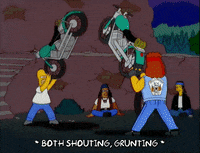 homer simpson biker GIF