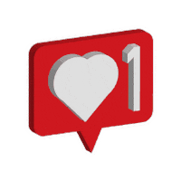 Heart Sticker by Amanda Batista
